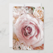 Elegant Interlocking Hearts Wedding Invitation | L 招待状 (裏面)