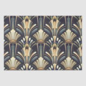 Elegant Intricate Art Deco Luxury Gold 薄葉紙 (正面)