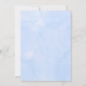 Elegant invitation card of engagement party 招待状 (裏面)