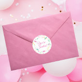 Elegant Invitation Envelope Seals for Special Occa ラウンドシール