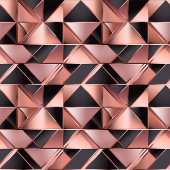 Elegant iPhone Case Rose Gold Geometric Metallic Case-Mate iPhoneケース