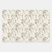 Elegant Islamic Garden Wrapping Paper Set ラッピングペーパーシート (正面2)