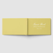 Elegant Island Citrus Wedding Guest Book ゲストブック (全面)