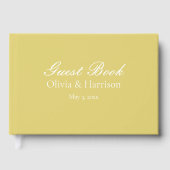 Elegant Island Citrus Wedding Guest Book ゲストブック (正面)