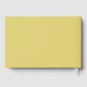 Elegant Island Citrus Wedding Guest Book ゲストブック (裏面)