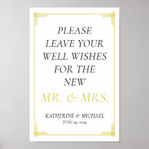 Elegant Island Citrus Yellow Green Guestbook Sign