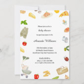 Elegant Italian Baby Shower Invitation 招待状 (正面)