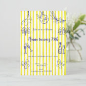 Elegant Italian Birthday 招待状 (スタンド正面)