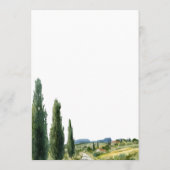 Elegant Italian Landscape Wedding メニュー (裏面)