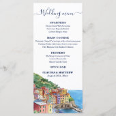 Elegant Italian Riviera Wedding メニュー (正面)