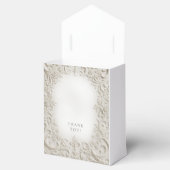 Elegant Ivory Baroque Wedding Thank You  フェイバーボックス (オープン)