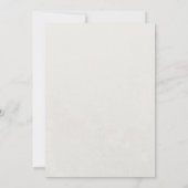 Elegant Ivory Hand Drawn Illustration Rehearsal 招待状 (裏面)