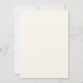 Elegant Ivory Magnolia Budget Wedding Invitation 招待状 (裏面)