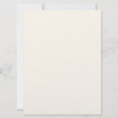 Elegant Ivory Magnolia Wedding Invitation 招待状 (裏面)