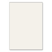 Elegant Ivory Old Money Wedding Table Number テーブルナンバー (裏面)