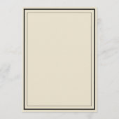 Elegant Ivory The Night Before Rehearsal Dinner 招待状 (裏面)