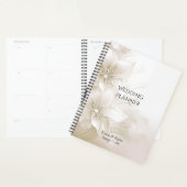 Elegant Ivory White Flowers Planner プランナー手帳 (ディスプレー)