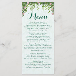 Elegant Ivy Greenery Botanical Wedding Table Numbe メニュー