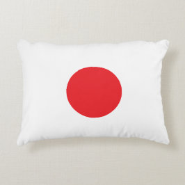 Elegant Japan Flag Inspired Minimal アクセントクッション