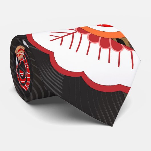 Elegant Japanese Autumn Kimono ネクタイ (ロール)