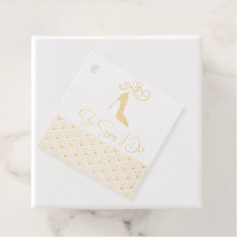 Elegant Japanese Bridal Shower フェイバータグ