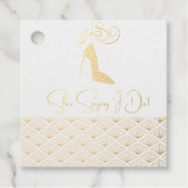 Elegant Japanese Bridal Shower フェイバータグ (正面)