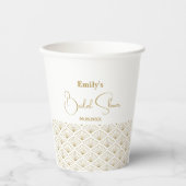 Elegant Japanese Bridal Shower 紙コップ (正面)