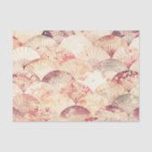 Elegant Japanese Folding Fan Watercolor 薄葉紙 (正面)