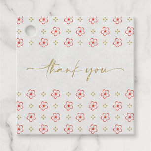 Elegant Japanese Plum Blossom フェイバータグ