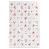 Elegant Japanese Plum Blossom  ミディアムペーパーバッグ (裏面)