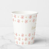 Elegant Japanese Plum Blossom  紙コップ (右)