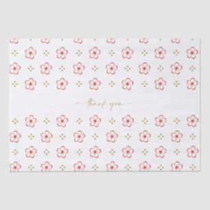 Elegant Japanese Plum Blossom  薄葉紙