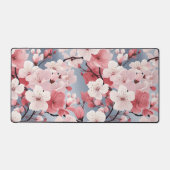Elegant Japanese Sakura Floral デスクマット (正面)