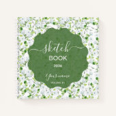 Elegant Jasmine Flower ノートブック (正面)