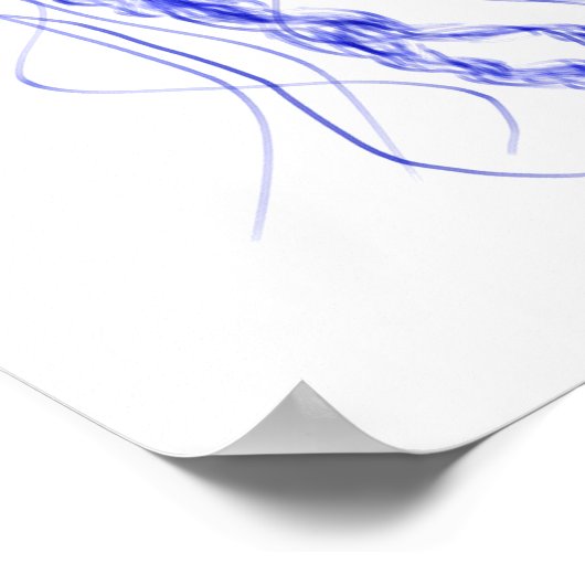 Elegant Jellyfish Poster ポスター (角)