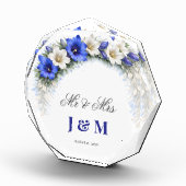 Elegant Keepsake Newlyweds Gift Bride and Groom  フォトブロック (右)