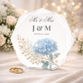 Elegant Keepsake Newlyweds Gift Bride Groom  フォトブロック