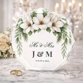 Elegant Keepsake Newlyweds Gift Bride Groom  フォトブロック
