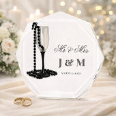 Elegant Keepsake Newlyweds Gift Bride Groom フォトブロック