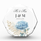 Elegant Keepsake Newlyweds Gift Bride Groom  フォトブロック (正面)