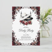 Elegant Kentucky Derby Bridal Shower Invitation Fl 招待状 (スタンド正面)
