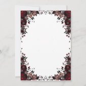 Elegant Kentucky Derby Bridal Shower Invitation Fl 招待状 (裏面)