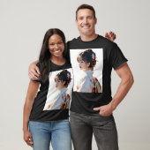 Elegant Kimono Girl Art Print – Japanese-Inspired Tシャツ (ユニセックス)