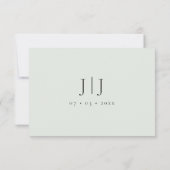 Elegant Kindly Respond QR Code RSVP (裏面)