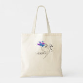   Elegant LADY Typography Tote Bag | Minimal Chic  トートバッグ (裏面)