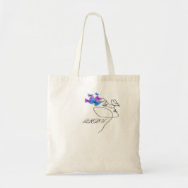   Elegant LADY Typography Tote Bag | Minimal Chic  トートバッグ