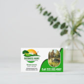 Elegant Landscaping Gardening Services 名刺 (スタンド正面)