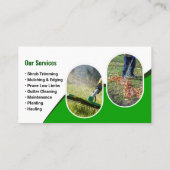 Elegant Landscaping Gardening Services 名刺 (裏面)