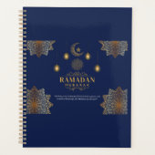 Elegant Lantern Glow Ramadan Greeting  プランナー手帳 (正面)