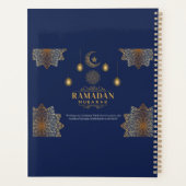 Elegant Lantern Glow Ramadan Greeting プランナー手帳 (裏面)